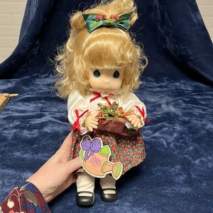 Precious Moments Garden of Friends December Holly Doll